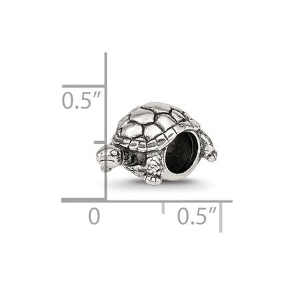 Sterling Silver Reflections Turtle Bead