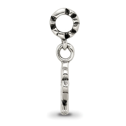Kids Collection Sterling Silver 4-Leaf Clover Dangle Reflections Bead