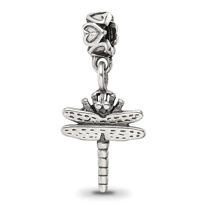 Sterling Silver Reflections Kids Dragonfly Dangle Bead