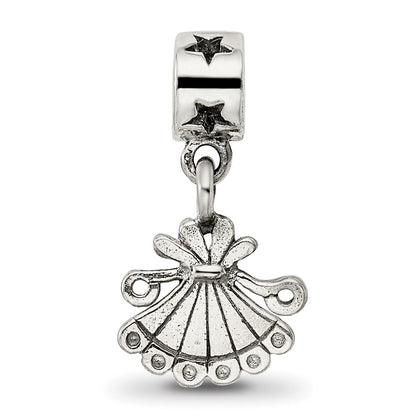 Kids Collection Sterling Silver Fan Dangle Reflections Bead