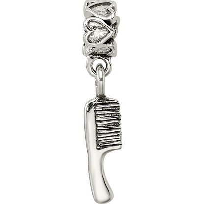 Kids Collection Sterling Silver Comb Dangle Reflections Bead