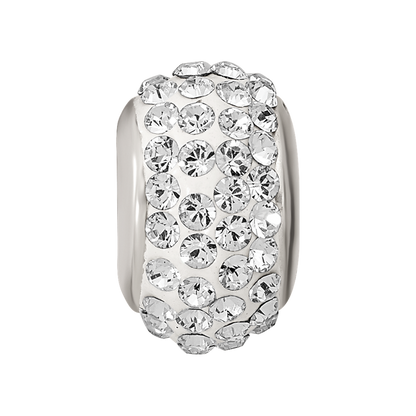 Sterling Silver Reflections April Full Preciosa Crystal Bead