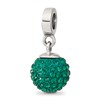 Sterling Silver Reflections May Preciosa Crystal Ball Dangle Bead