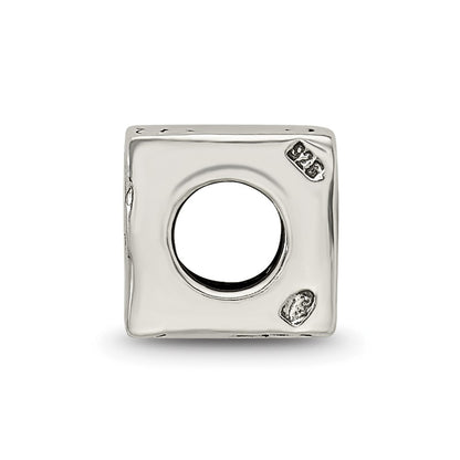Sterling Silver Reflections Celtic Block Bead