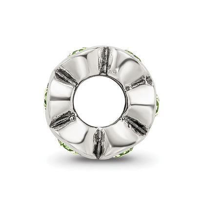 Sterling Silver Reflections August Preciosa Crystal Birthstone Bead