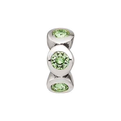 Sterling Silver Reflections August Preciosa Crystal Birthstone Bead
