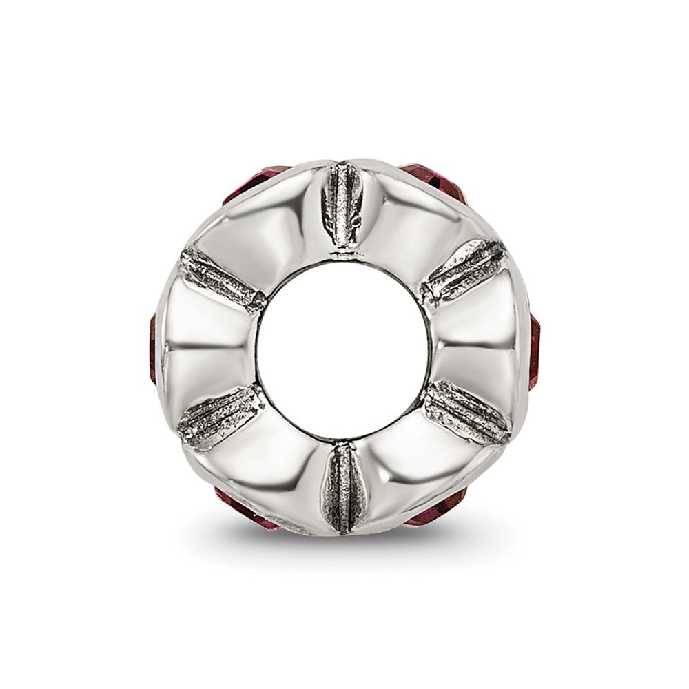 Sterling Silver Reflections July Preciosa Crystal Birthstone Bead