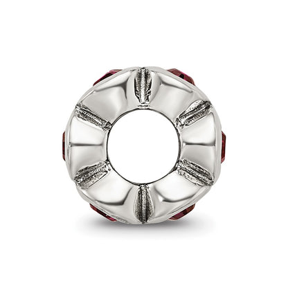 Sterling Silver Reflections July Preciosa Crystal Birthstone Bead