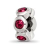 Sterling Silver Reflections July Preciosa Crystal Birthstone Bead