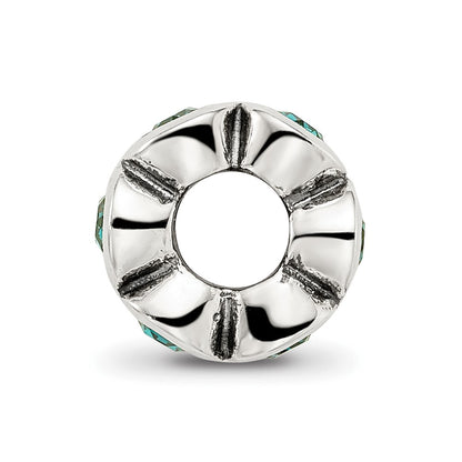 Sterling Silver Reflections May Preciosa Crystal Birthstone Bead
