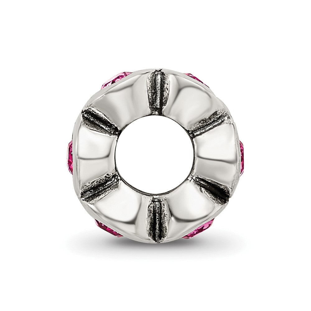 Sterling Silver Reflections October Preciosa Crystal Birthstone Bead