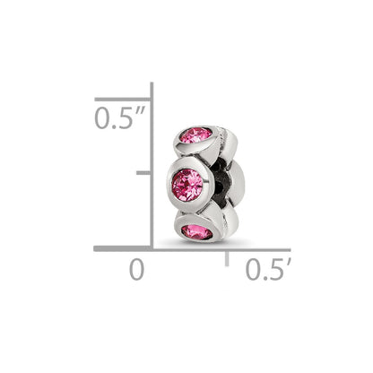 Sterling Silver Reflections October Preciosa Crystal Birthstone Bead