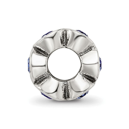 Sterling Silver Reflections Sept Preciosa Crystal Birthstone Bead