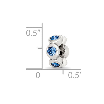 Sterling Silver Reflections Sept Preciosa Crystal Birthstone Bead
