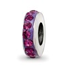 Sterling Silver Reflections Feb Single Row Preciosa Crystal Bead