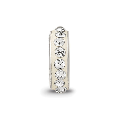 Sterling Silver Reflections April Single Row Preciosa Crystal Bead