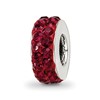 Sterling Silver Reflections Jan Double Row Preciosa Crystal Bead