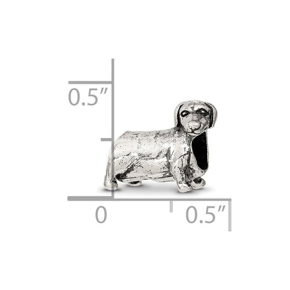 Sterling Silver Reflections Dachshound Bead
