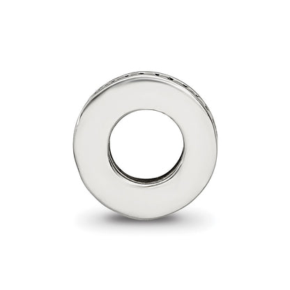 Sterling Silver Reflections Notched Spacer Bead