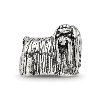 Sterling Silver Reflections Maltese Dog Bead