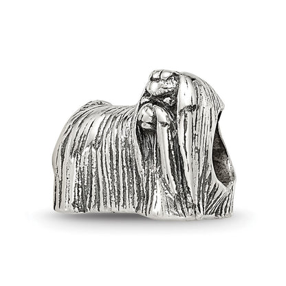 Sterling Silver Reflections Maltese Dog Bead