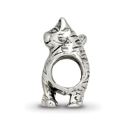 Sterling Silver Reflections American Shorthair Cat Bead