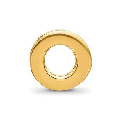 Sterling Silver Reflections Gold-plated Spacer Bead