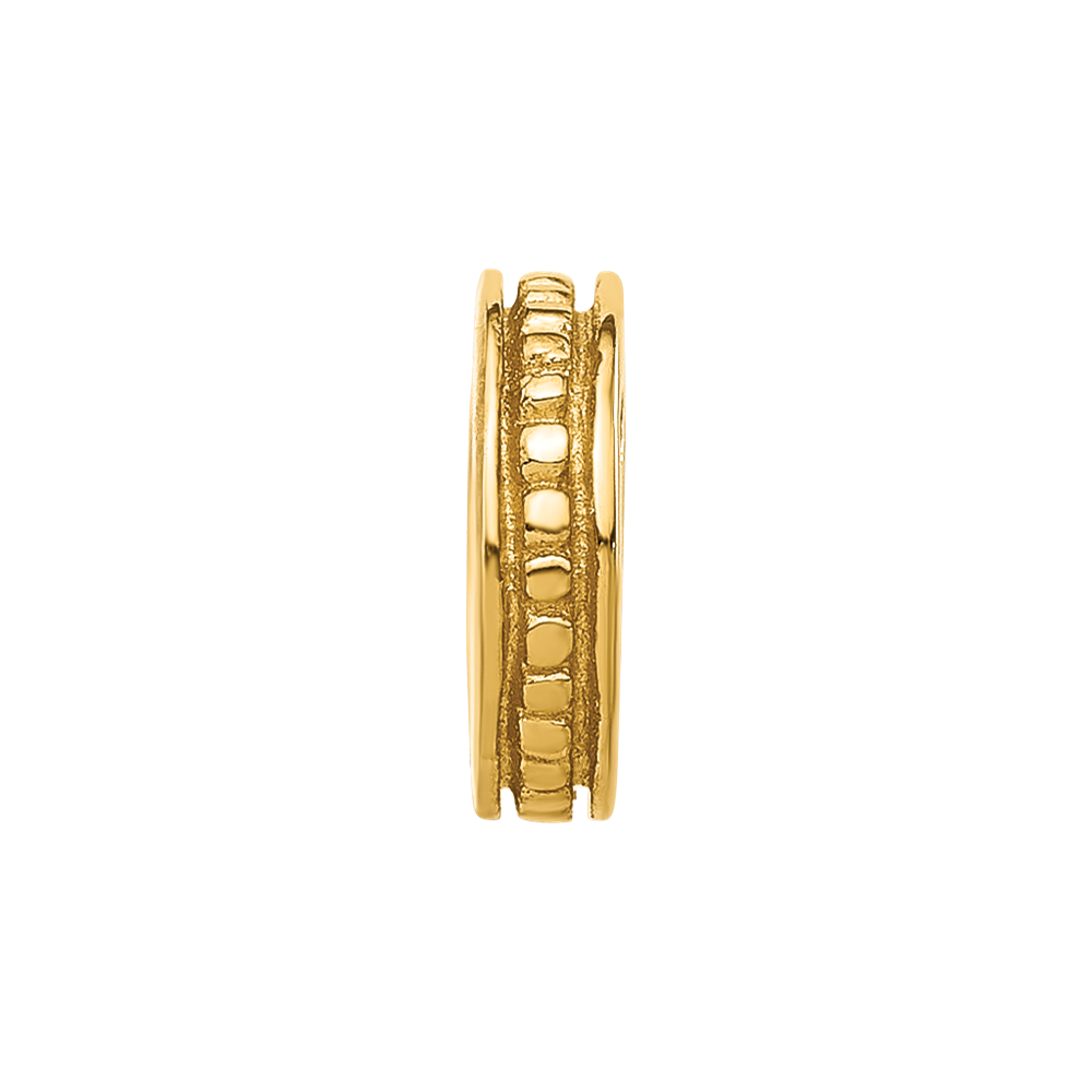 Sterling Silver Reflections Gold-plated Spacer Bead