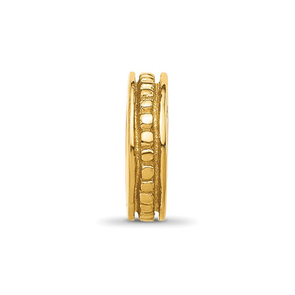 Sterling Silver Reflections Gold-plated Spacer Bead