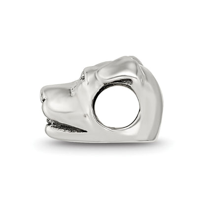 Sterling Silver Reflections Rottweiler Head Bead
