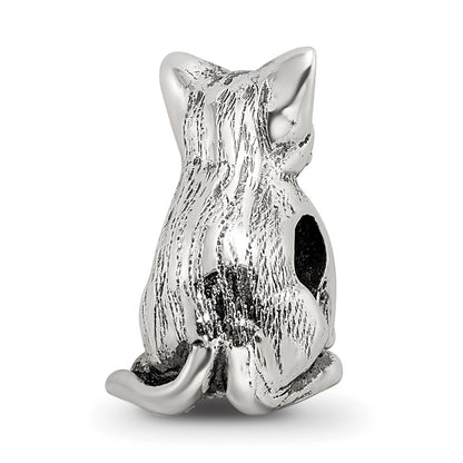 Sterling Silver Reflections Abyssinian Cat Bead
