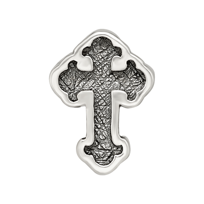 Sterling Silver Reflections Budded Cross Bead