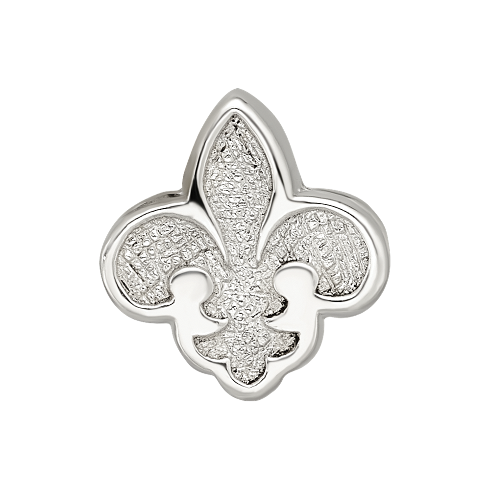 Sterling Silver Reflections Fleur de Lis Bead