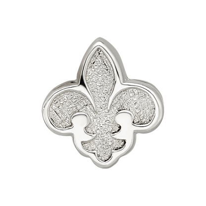 Sterling Silver Reflections Fleur de Lis Bead