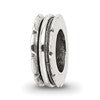 Sterling Silver Reflections Grooved Spacer Bead