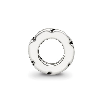 Sterling Silver Reflections Leaf Design Spacer Bead