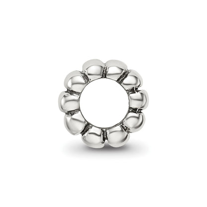 Sterling Silver Reflections Scalloped Spacer Bead