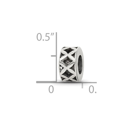 Sterling Silver Reflections X Spacer Bead