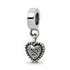 Sterling Silver Reflections Heart Dangle Bead