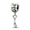Sterling Silver Reflections Key Dangle Bead