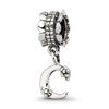 Sterling Silver Reflections Letter C Dangle Bead