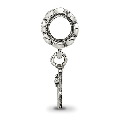 Sterling Silver Reflections Letter L Dangle Bead