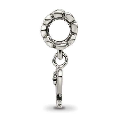 Sterling Silver Reflections Letter P Dangle Bead