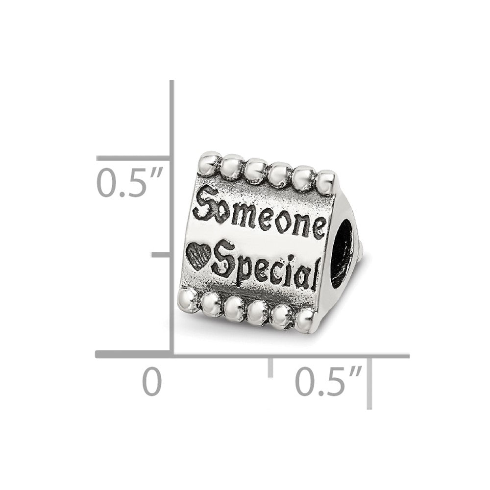 Sterling Silver Reflections Someone Special Triangle Bead