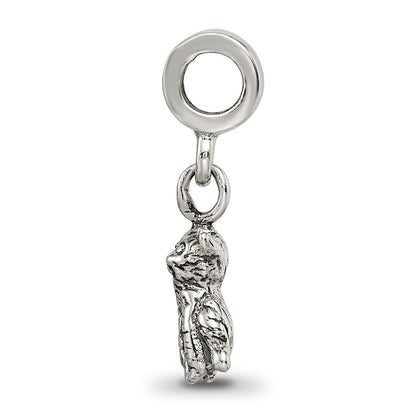 Kids Collection Sterling Silver Cat Dangle Reflections Bead