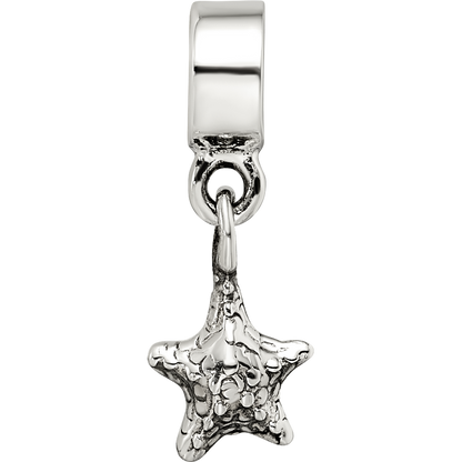 Kids Collection Sterling Silver Star Dangle Reflections Bead