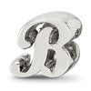 Sterling Silver Reflections Letter B Script Bead