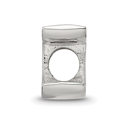 Sterling Silver Reflections Letter I Script Bead
