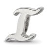 Sterling Silver Reflections Letter I Script Bead