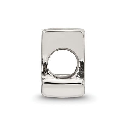 Sterling Silver Reflections Letter M Script Bead